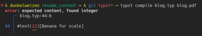 Error example