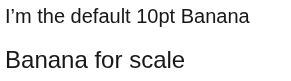 Font example